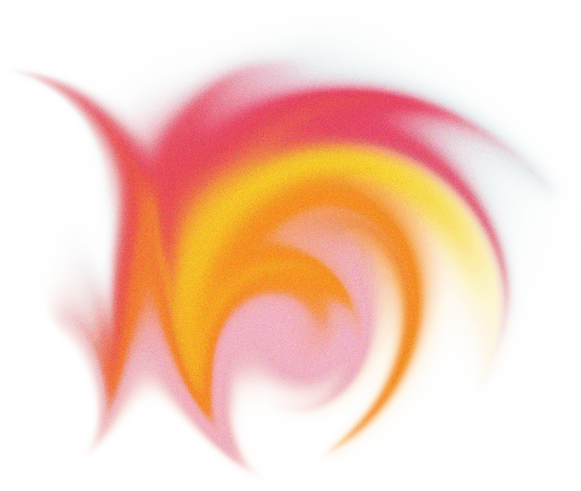 Abstract Liquid Glowing Spiral Wisp