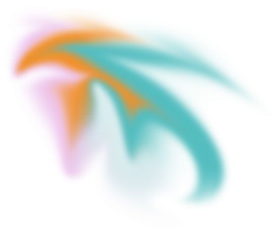 Abstract Liquid Glowing Random Sharp-edged Burst